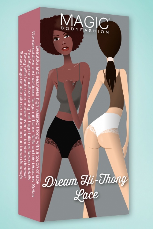 MAGIC Bodyfashion - Dream Hi Thong Lace en Latte 5