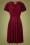 Vintage Chic for TopVintage 50s Romana Swing Dress in Wine