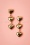 Glamfemme 50s Loving Hearts Earrings in Gold