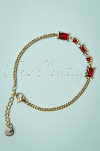 Day&Eve by Go Dutch Label - Ruby armband in goud