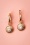 Coraline Pearl Earrings Années 50 en Doré