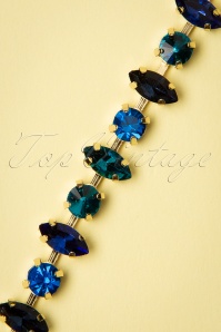 Day&Eve by Go Dutch Label - Shades of Blue Armband in Gold 2