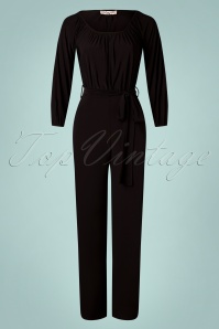 Vintage Chic for Topvintage - Jania jumpsuit in zwart
