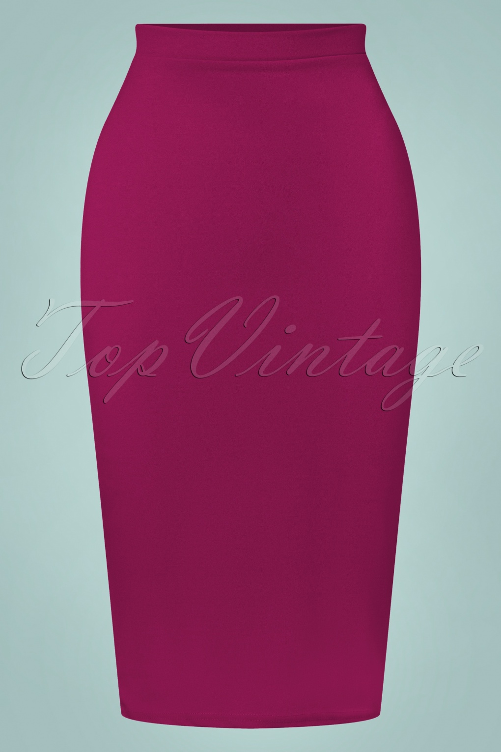 Vintage Chic for Topvintage Bella midirok in amarant Shop bij Topvintage
