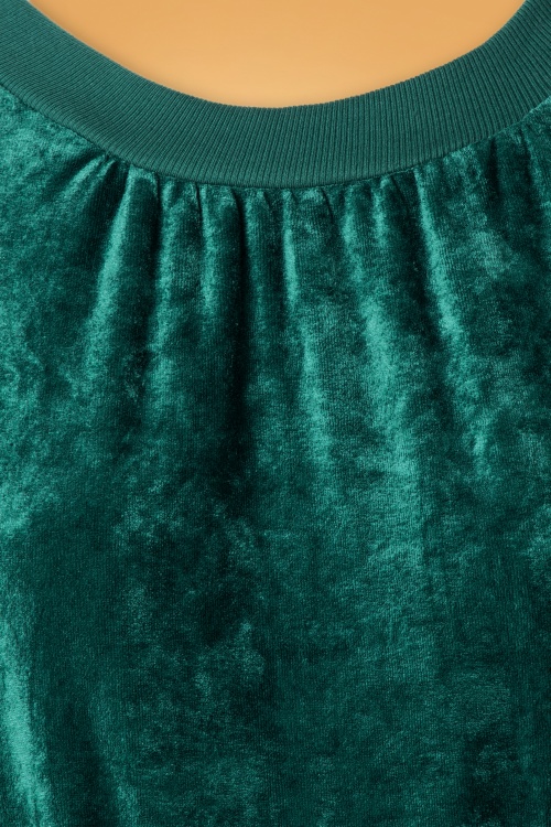 King Louie - 60s Ronnie Pepper Top in Pine Green 3