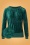60s Ronnie Pepper Top in Pine Green