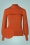 Jada Ruffle Droplet Sweater Années 60 en Rouge Argile