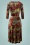 King Louie - 70s Lee St Pepper Dress in Plum Red 5