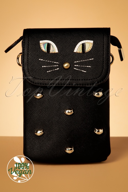 Vendula - Lucky Paws Phone Pouch en Noir 3