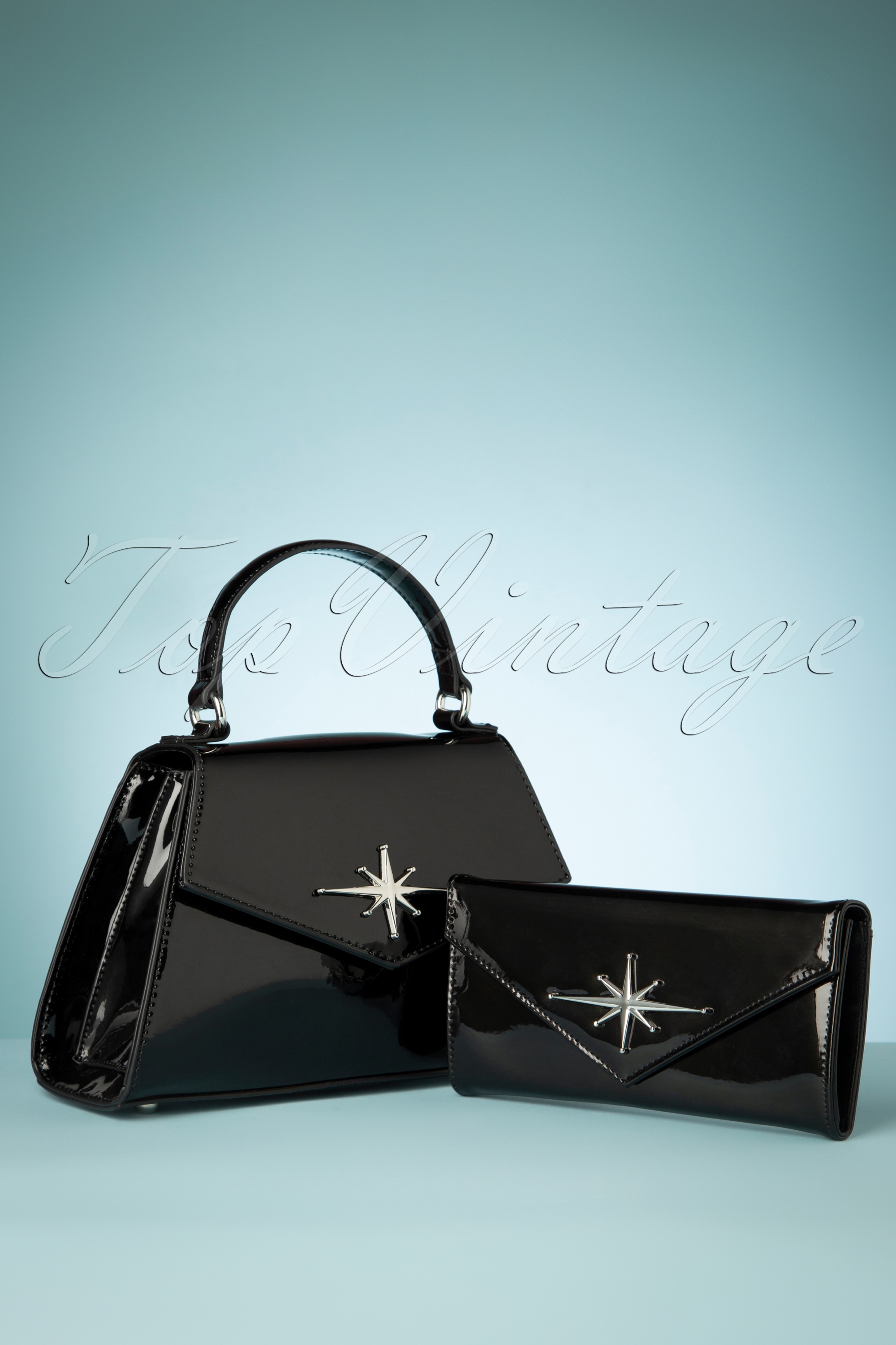 Banned Retro - Dance the Night Away handtas in zwart 4