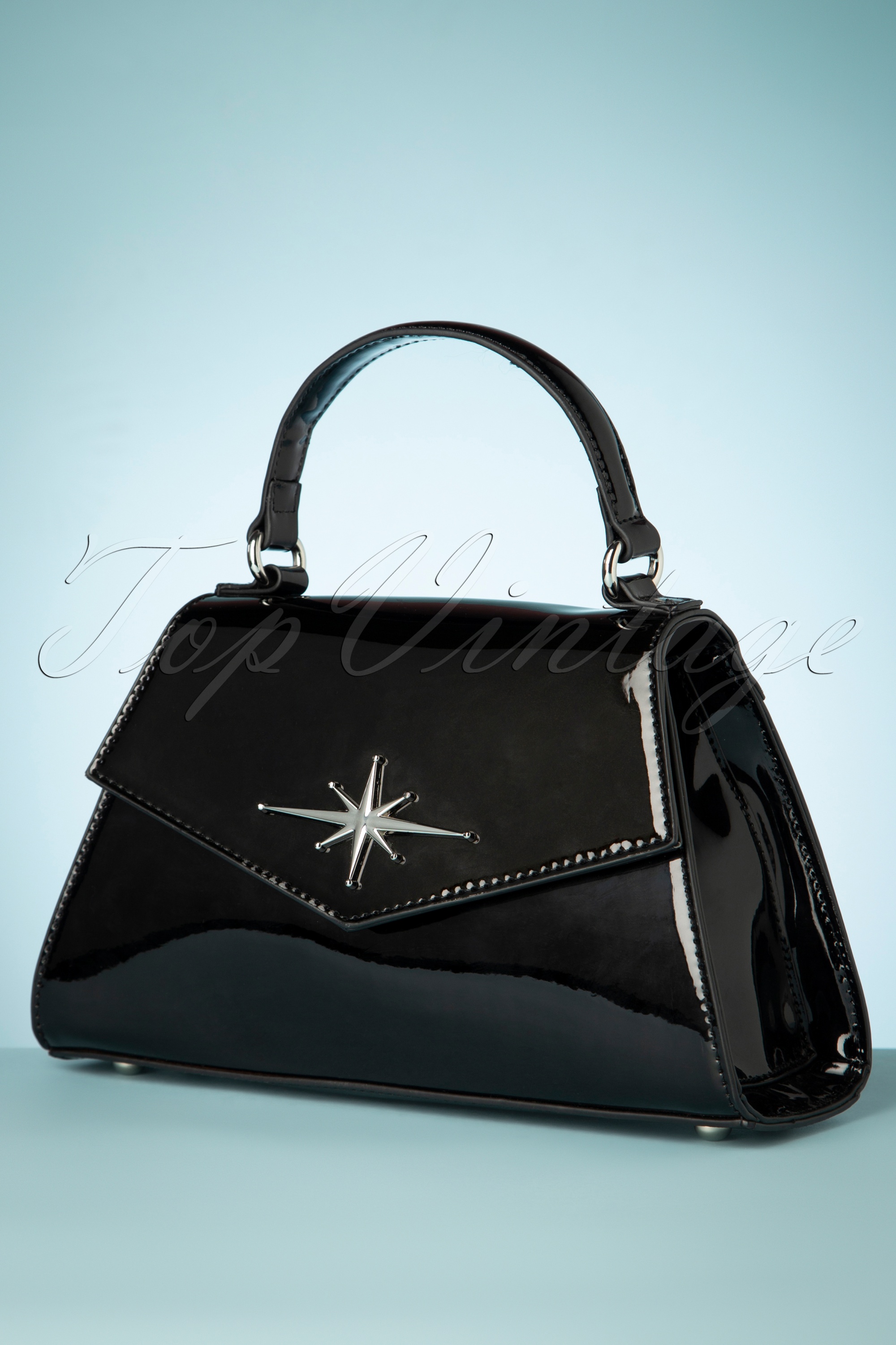 Banned Retro - Dance the Night Away handtas in zwart 3