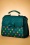 Banned Retro Retro Influencer Handbag Años 50 en Verde Azulado
