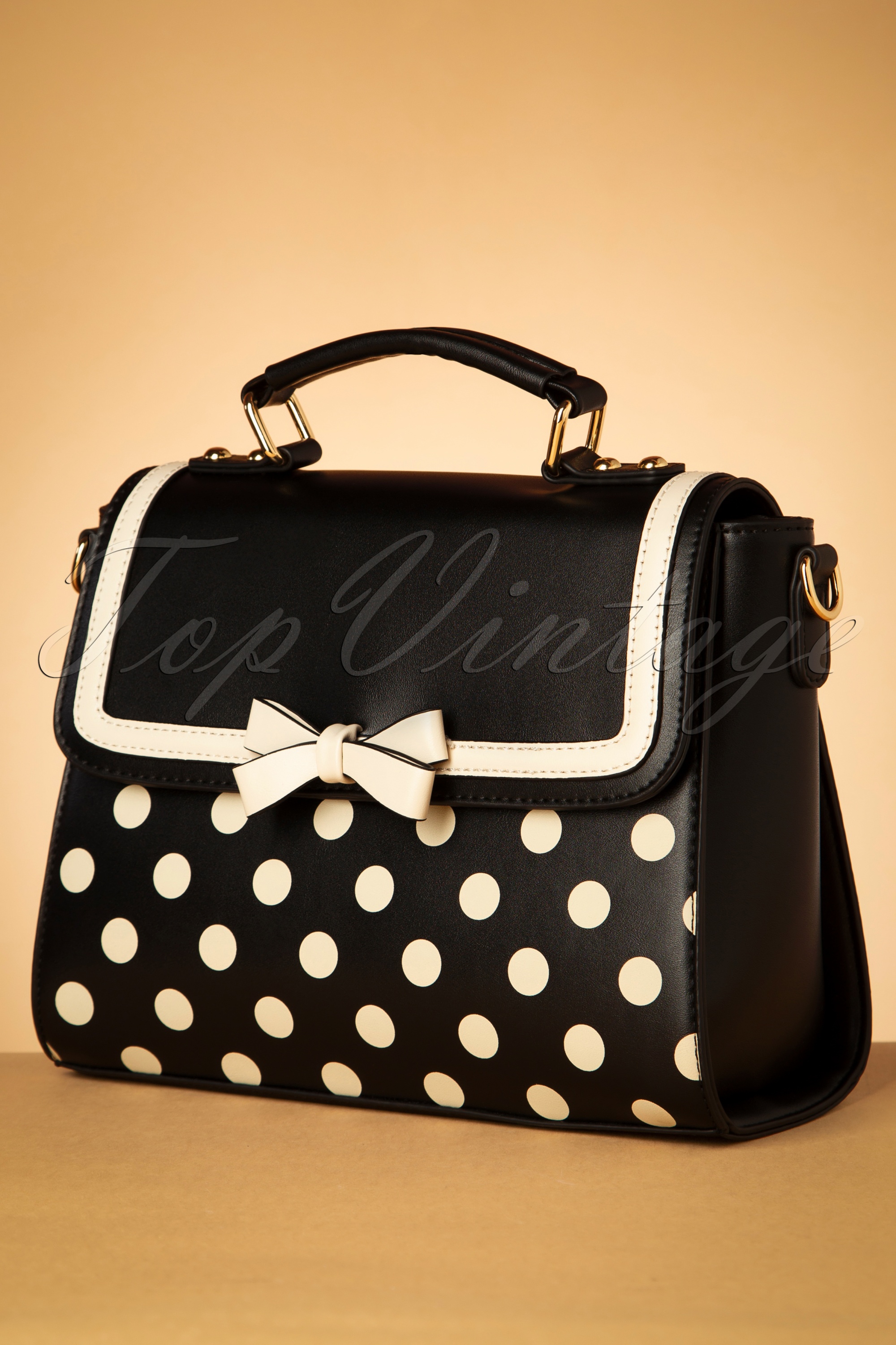 Banned Retro - Retro Influencer handtas in zwart 2