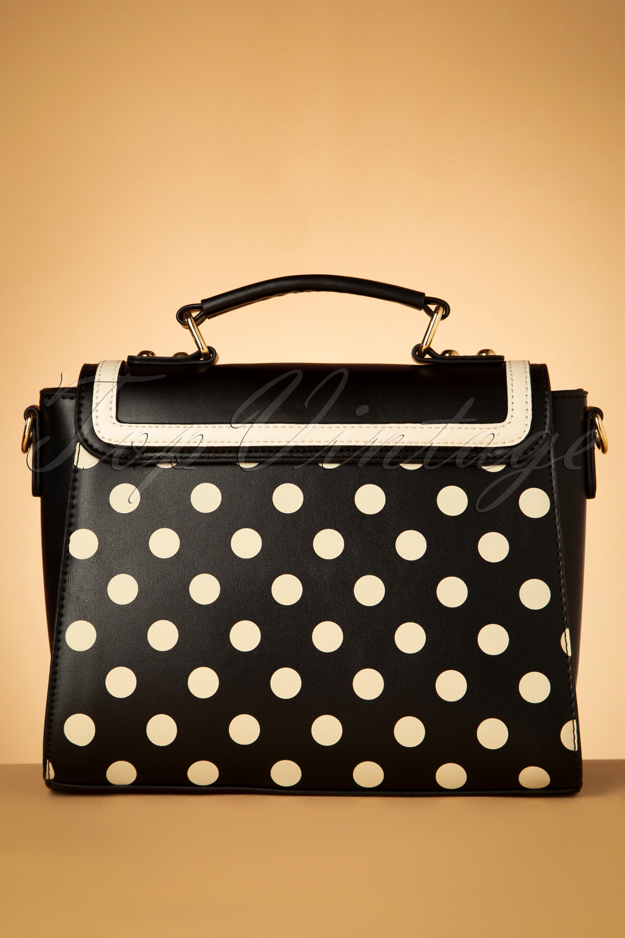 Banned Retro - Retro Influencer handtas in zwart 3