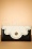 Banned Retro - 50s Scalloped Wallet in Black and Cream 2