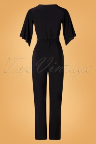 Vintage Chic for Topvintage - Paloma jumpsuit in zwart 5