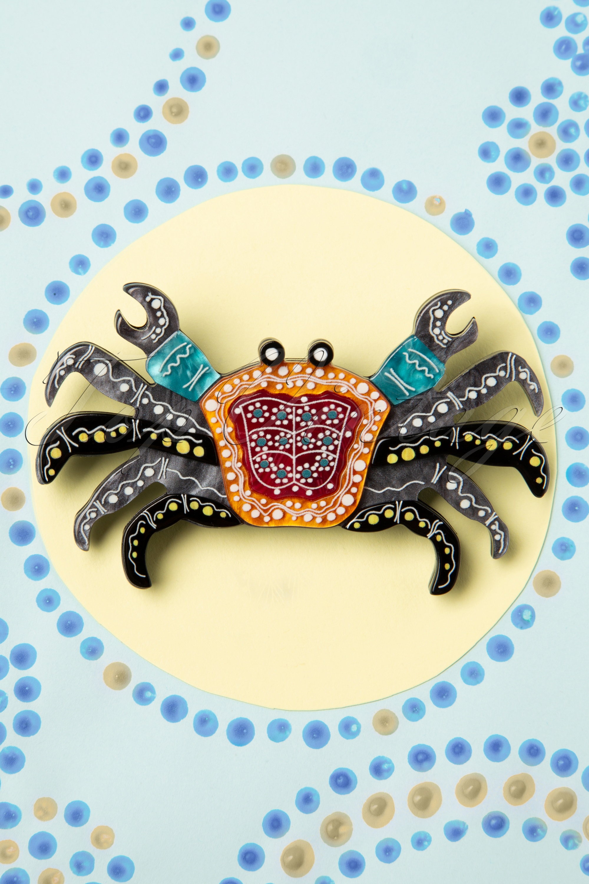 Erstwilder - The Crab 'Gadambal' broche