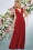 Mae Multiway Maxi Dress Années 50 en Rouge Profond