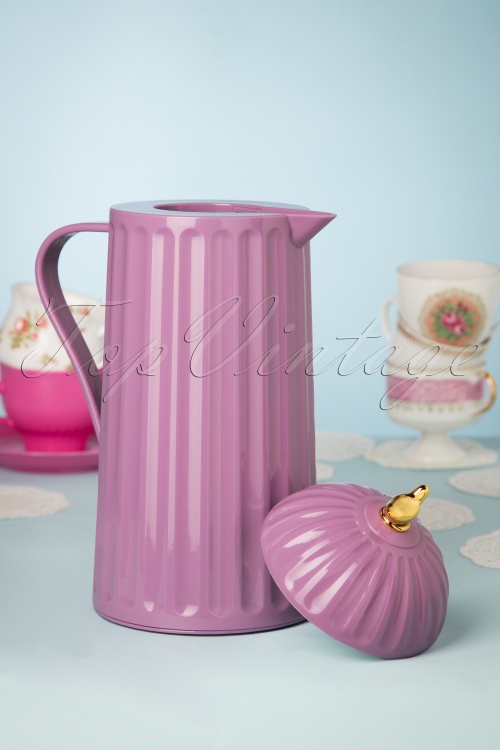 Rice - Gold Bird Thermos in Lavender 2