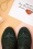 Lola Ramona ♥ Topvintage - Ava Alizee Suede Booties Années 20 en Vert Foncé 3