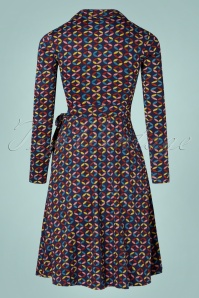Circus - 60s Eclipse Dress in Blue Depths 4