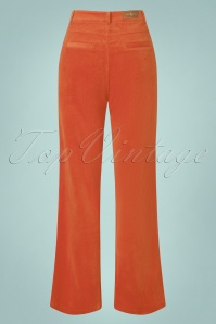 Surkana - Betsy Wide Trousers Années 70 en Orange 2
