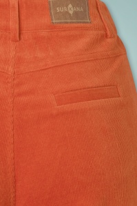 Surkana - Betsy Wide Trousers Années 70 en Orange 4