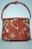 Collectif Clothing Felicity Ginger Cookies Box Bag Años 50 en Rojo