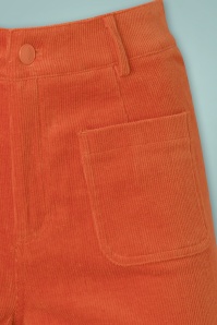 Surkana - Betsy Wide Trousers Années 70 en Orange 3
