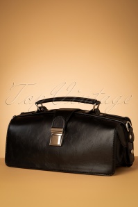 Collectif Clothing - 50s Keira Doctors Bag in Black 3