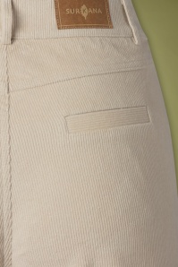 Surkana - 70s Betsy Wide Trousers in Ecru 4