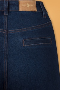 Surkana - 70s Betsy Wide Trousers in Blue Denim 4