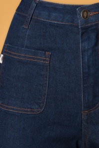 Surkana - 70s Betsy Wide Trousers in Blue Denim 2