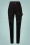 Queen Kerosin 50s Workwear Denim Pants in Black