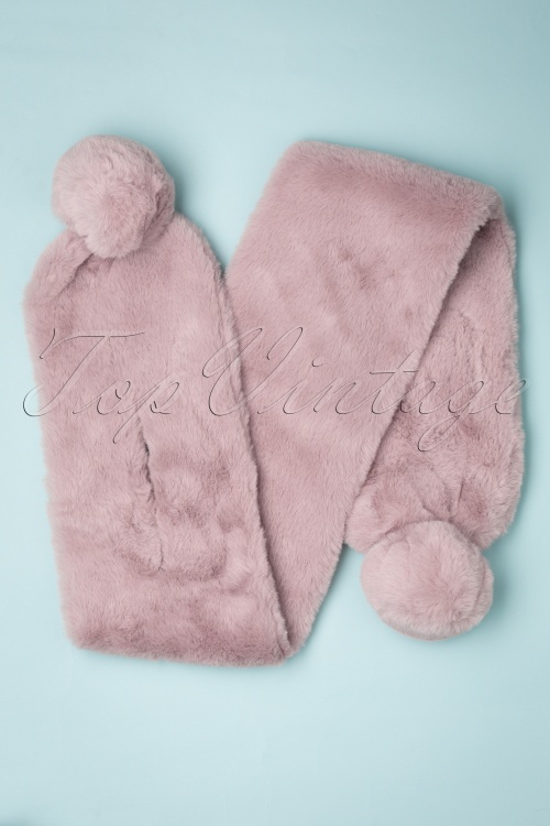 Amici - Hepburn sjaal in dusty roze 4