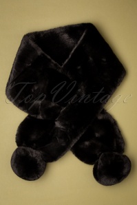 Amici - Hepburn sjaal in zwart 2