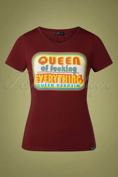 Queen Kerosin - Queen of Everything T-Shirt Années 70 en Terra