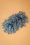 Collectif Clothing Billie Hair Flower Años 50 en Azul Grisáceo