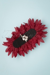 Collectif Clothing - Billie Hair Flower Années 50 en Rouge 3