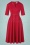 Banned Retro 50s Winter Rose Swing Dress in Red