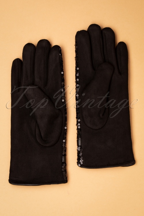 Amici - 50s Radiance Gloves in Black 3