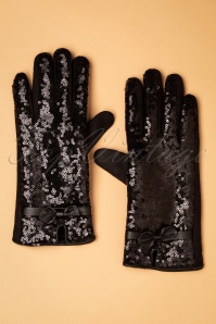Amici - 50s Radiance Gloves in Black