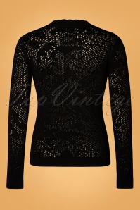 Vixen - Woodland Witch Sweater Années 50 en Noir 2