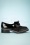 Aubrey Shoes Années 50 en Noir Appaloosa