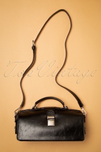 Collectif Clothing - 50s Keira Doctors Bag in Black 2