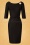 Vintage Diva 43617 Celia Pencil Dress Black 20220727 0004W