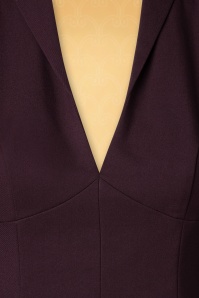 Vintage Diva  - The Laura Lee blouse in aubergine 3