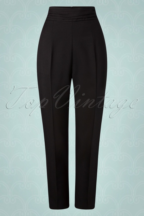 Vintage Diva 38669 Trousers Lena Black 06292021 003W