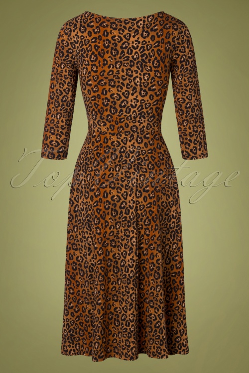 Vixen - Samantha Swing Kleid in Leopard 4