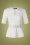 Vixen 42739 Knitted Belt Top With Peter Pan Collar White 20220510 601 W